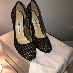 Jimmy Choo Black Esme 100 Size 38.5